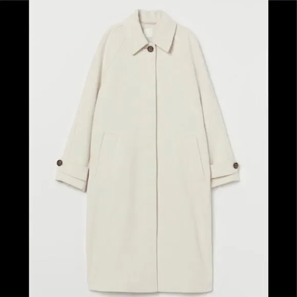 Collared coat H&M side pockets new - Picture 7 of 10